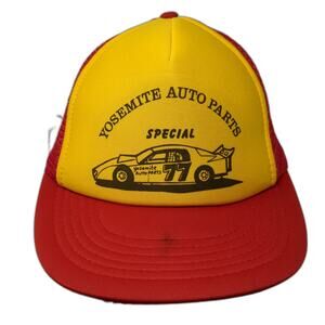 Yosemite Auto Parts Special #77 Snapback Trucker Hat Multi OS Designer Award